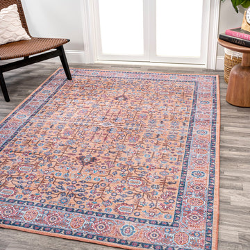 Kemer All-over Persian Washable Area Rug